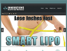 Tablet Screenshot of innovationshealthandwellness.com